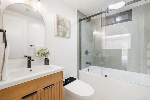 2464 Haller St, San Diego, CA 92104 - full bathroom featuring vanity and enclosed tub / shower combo
