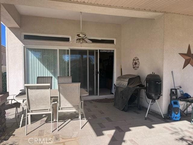 5001 Rolling Hls, Banning, CA 92220 - view of patio / terrace featuring ceiling fan