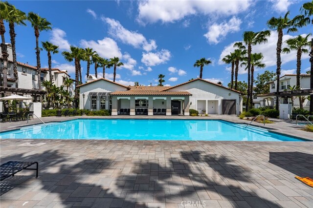 68 Webber Way, Buena Park, CA 90621 - community pool with a patio area