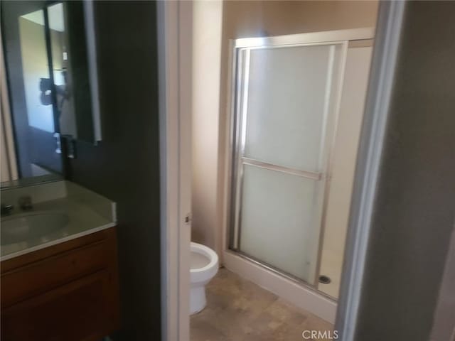 1616 Bluebell St, Lancaster, CA 93535 - full bath with a shower stall, toilet, and vanity