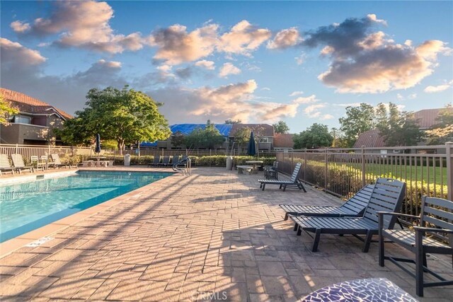 200 E Alessandro Blvd Unit 97, Riverside, CA 92508 - community pool featuring a patio area and fence
