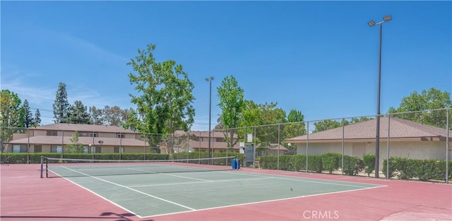 2142 S Mountain Ave, Ontario, CA 91762 - view of tennis court featuring community basketball court