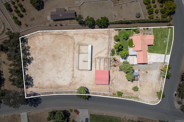 17985 Copper Queen Ln, Perris, CA 92570 - aerial view of property's location featuring property parcel outlined