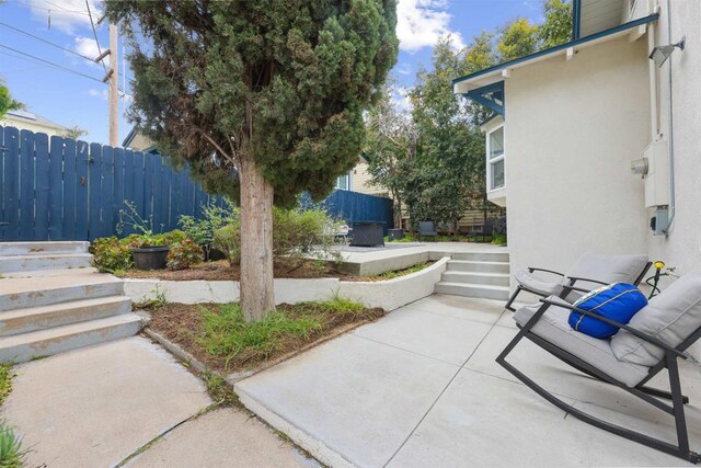 425961 Maryland St, San Diego, CA 92103 - view of patio / terrace with fence