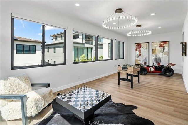 59 Dorado, Irvine, CA 92618 - living area featuring plenty of natural light, baseboards, recessed lighting, and wood finished floors