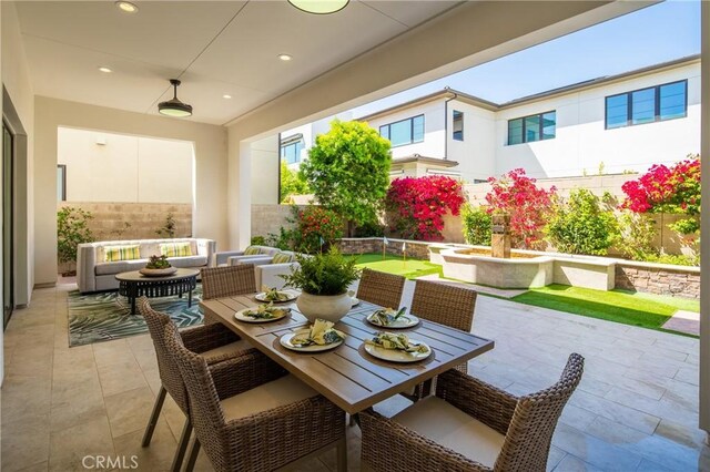 59 Dorado, Irvine, CA 92618 - fenced backyard with a patio area