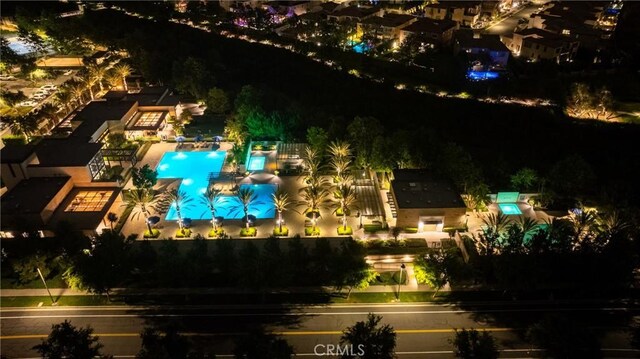 59 Dorado, Irvine, CA 92618 - aerial view at night of view of pool