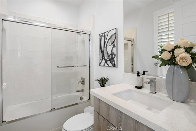 59 Dorado, Irvine, CA 92618 - full bath featuring toilet, vanity, and combined bath / shower with glass door