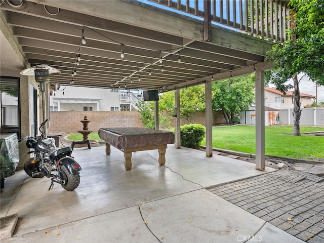 view of patio