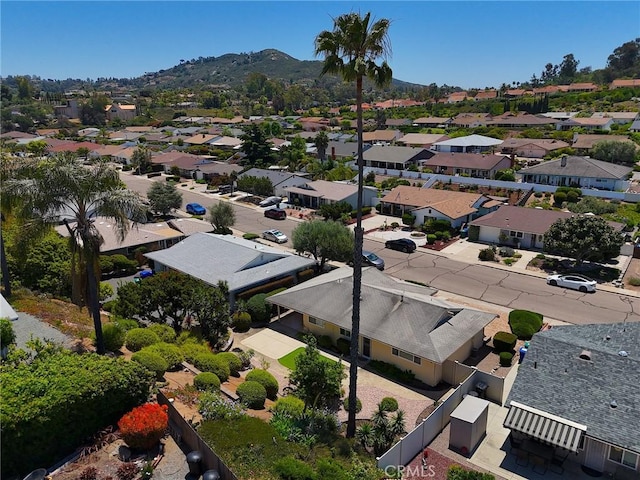 12488 Mantilla Rd, San Diego, CA 92128 - aerial view of residential area featuring a mountainous background