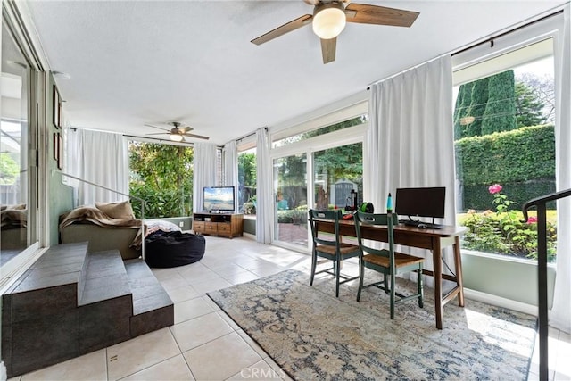 2618 N Louise St, Santa Ana, CA 92706 - sunroom / solarium with tile patterned flooring