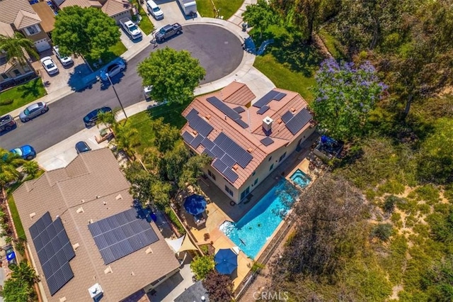28335 Arroyo Ct, Castaic, CA 91384 - view from above of property with a pool area