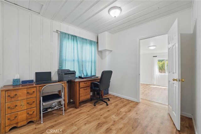 832 S 7th St, Alhambra, CA 91801 - office featuring wood finished floors and baseboards