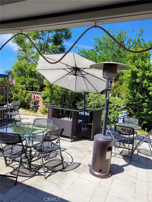 25813 Sandy Lodge Rd, Menifee, CA 92586 - view of patio with outdoor dining area