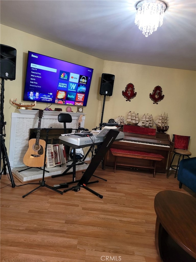 25813 Sandy Lodge Rd, Menifee, CA 92586 - living room with wood finished floors