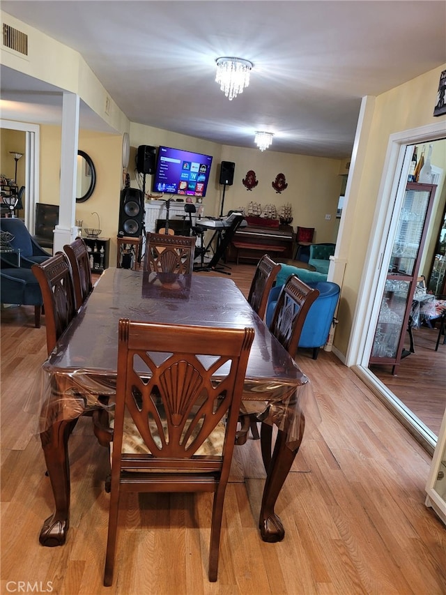 25813 Sandy Lodge Rd, Menifee, CA 92586 - dining area with light wood-style floors