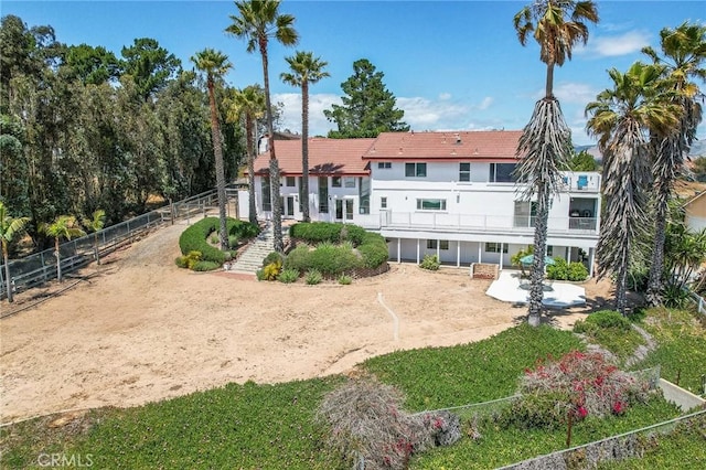 425 Calle Cielo, Nipomo, CA 93444 - rear view of property featuring a tiled roof, a patio, and fence