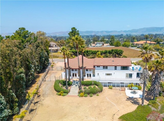 425 Calle Cielo, Nipomo, CA 93444 - aerial view of property and surrounding area with a mountainous background