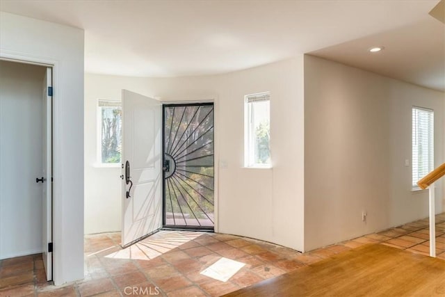 425 Calle Cielo, Nipomo, CA 93444 - foyer entrance featuring healthy amount of natural light, stone tile flooring, and recessed lighting