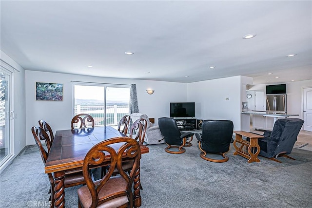 425 Calle Cielo, Nipomo, CA 93444 - dining space featuring light colored carpet and recessed lighting