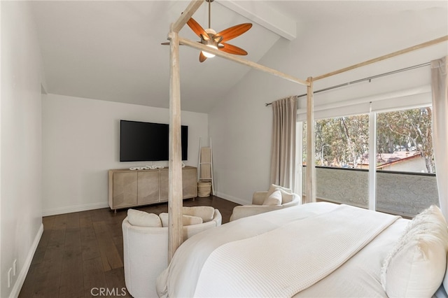 24772 Eldamar Ave, Lake Forest, CA 92630 - bedroom with baseboards, wood finished floors, and ceiling fan
