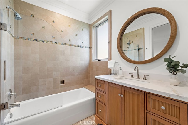 530 Kings Rd, Newport Beach, CA 92663 - bathroom featuring vanity and shower / tub combination