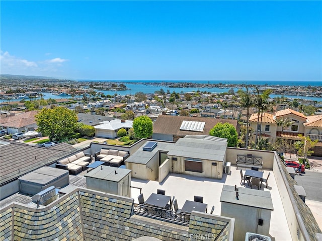 530 Kings Rd, Newport Beach, CA 92663 - aerial view of residential area featuring a nearby body of water