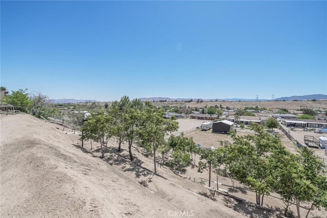 16739 Mission St, Hesperia, CA 92345 - exterior space featuring a mountain view and view of desert