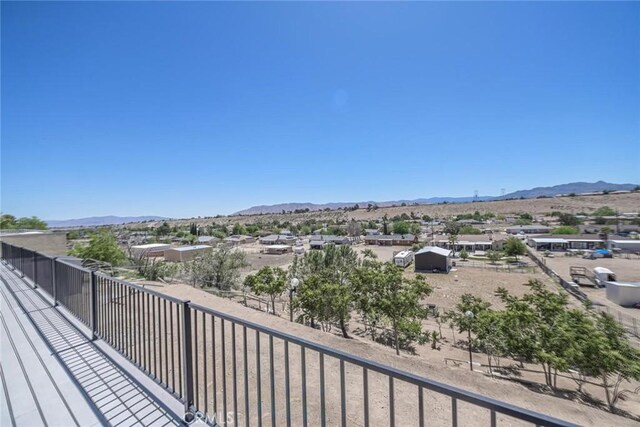 16739 Mission St, Hesperia, CA 92345 - balcony with a mountain view
