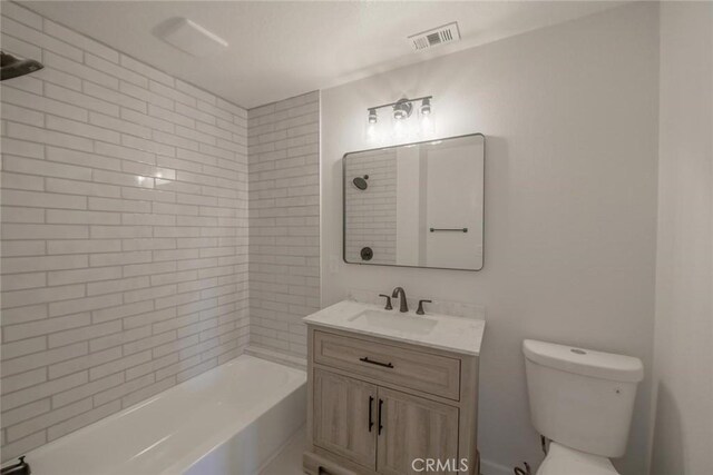 16739 Mission St, Hesperia, CA 92345 - bathroom with vanity and tub / shower combination