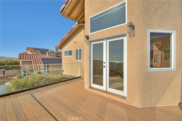 27 Burriana, San Clemente, CA 92672 - view of wooden terrace