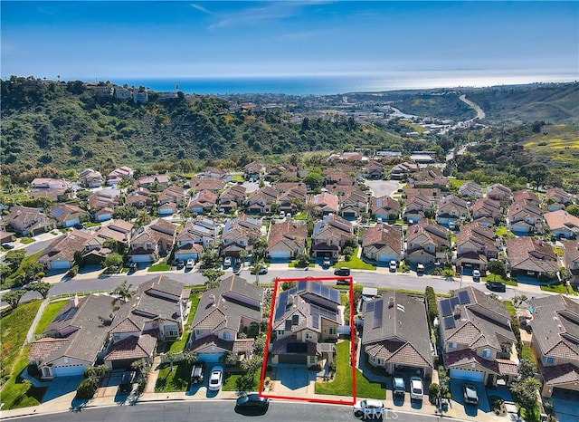 27 Burriana, San Clemente, CA 92672 - aerial view of residential area featuring property parcel outlined