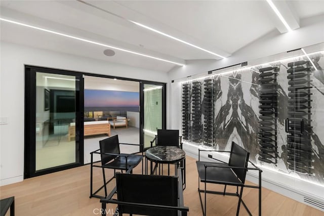5007 Seashore Dr, Newport Beach, CA 92663 - wine cellar featuring wood finished floors