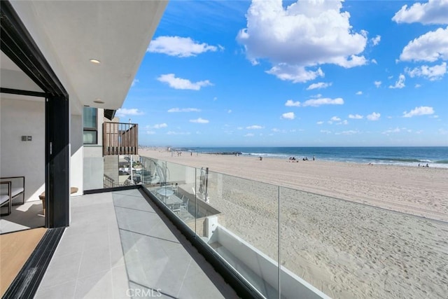5007 Seashore Dr, Newport Beach, CA 92663 - balcony featuring view of water and beach