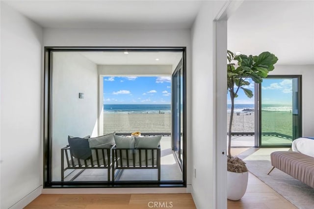 5007 Seashore Dr, Newport Beach, CA 92663 - interior space with a water view