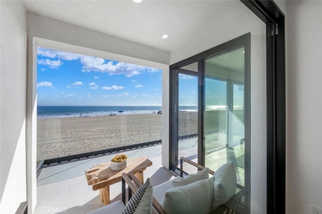 5007 Seashore Dr, Newport Beach, CA 92663 - balcony with view of water and beach