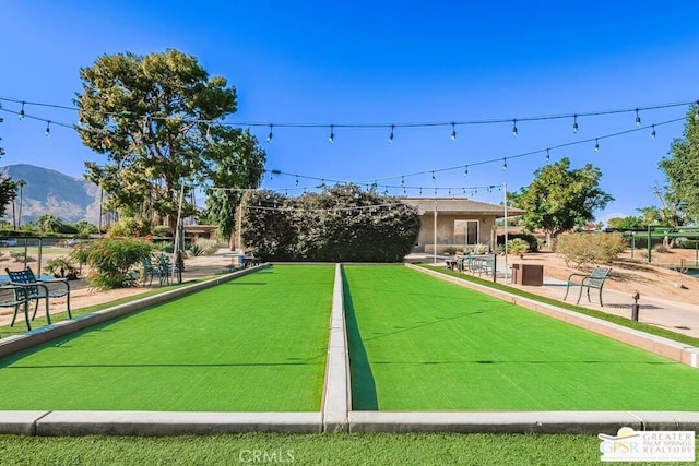 6 Whittier Ct, Rancho Mirage, CA 92270 - view of property's community featuring a game area and a mountain view