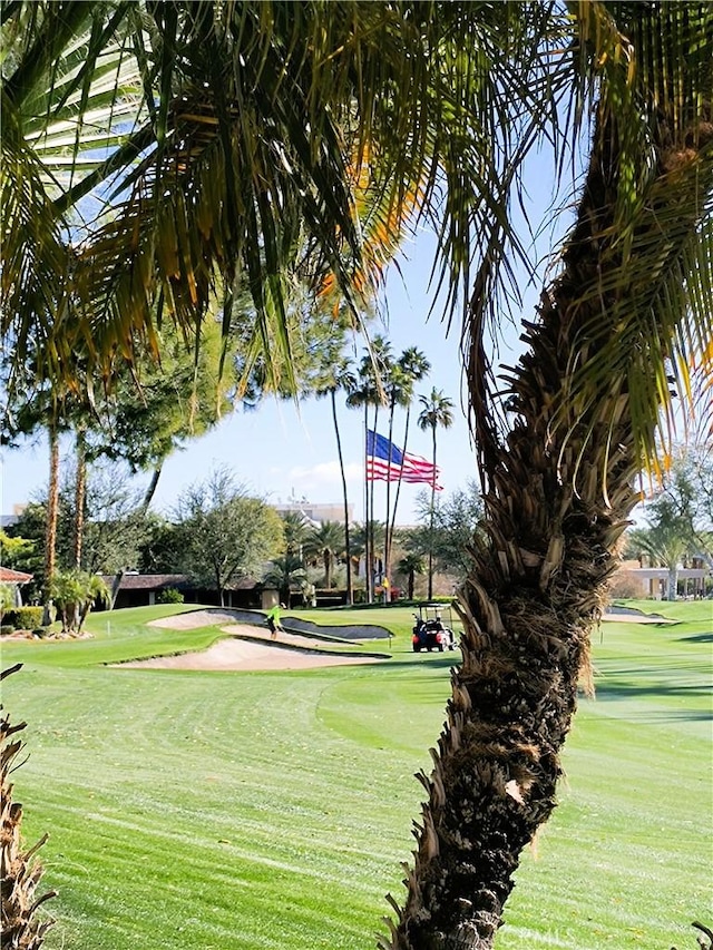 6 Whittier Ct, Rancho Mirage, CA 92270 - view of home's community with a yard and golf course view