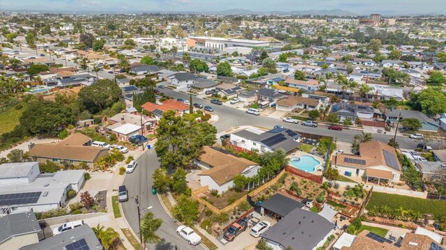 4585 Mount Henry Pl, San Diego, CA 92117 - aerial view of property and surrounding area featuring nearby suburban area