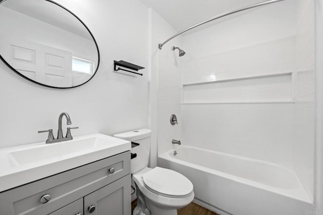 4585 Mount Henry Pl, San Diego, CA 92117 - full bathroom featuring toilet, vanity, and shower / bath combination
