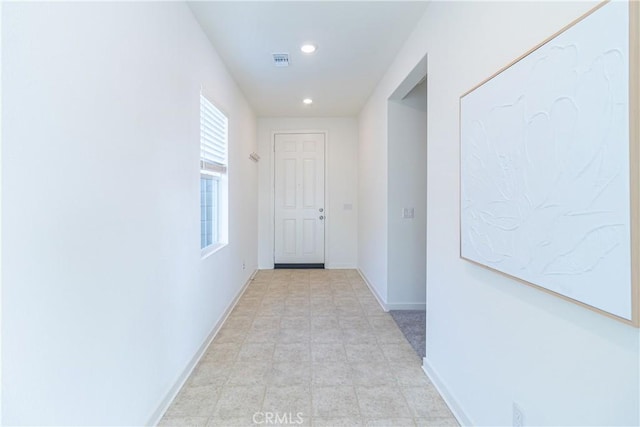 41207 Alegria Ln, Lake Elsinore, CA 92532 - hallway with baseboards and recessed lighting