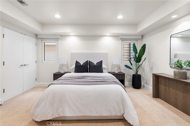 1554 E Oceanfront, Newport Beach, CA 92661 - carpeted bedroom with recessed lighting and baseboards