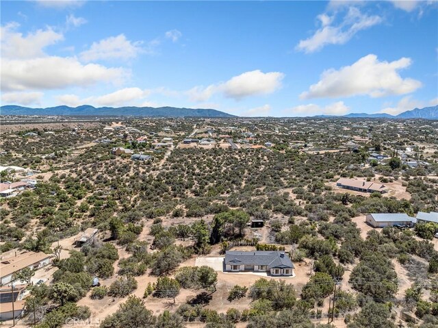 10683 El Centro Rd, Oak Hills, CA 92344 - bird's eye view of a mountain backdrop
