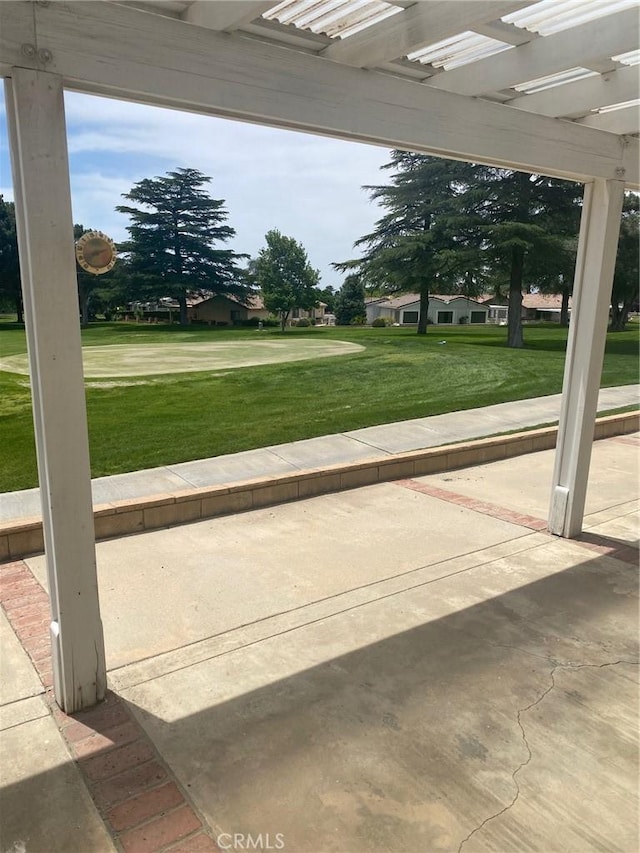 10815 Cherry Hls, Cherry Valley, CA 92223 - view of patio featuring a pergola