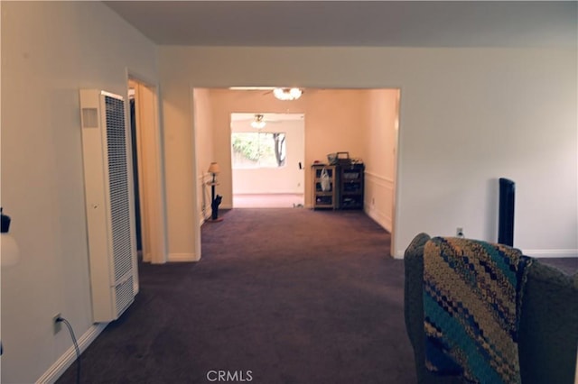9529 Annetta Ave, South Gate, CA 90280 - hallway with a heating unit and carpet flooring