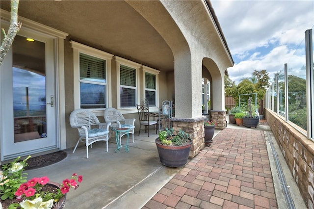 1931 James Gaynor St, Fallbrook, CA 92028 - view of patio with a porch