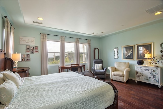 1931 James Gaynor St, Fallbrook, CA 92028 - bedroom with hardwood / wood-style flooring, baseboards, and recessed lighting