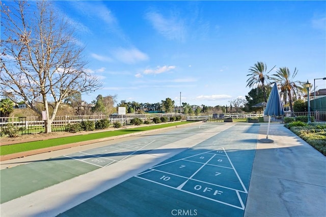 40686 Via Jalapa, Murrieta, CA 92562 - view of property's community featuring fence and shuffleboard