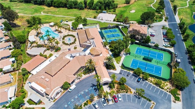 40686 Via Jalapa, Murrieta, CA 92562 - aerial view of property and surrounding area with a pool area