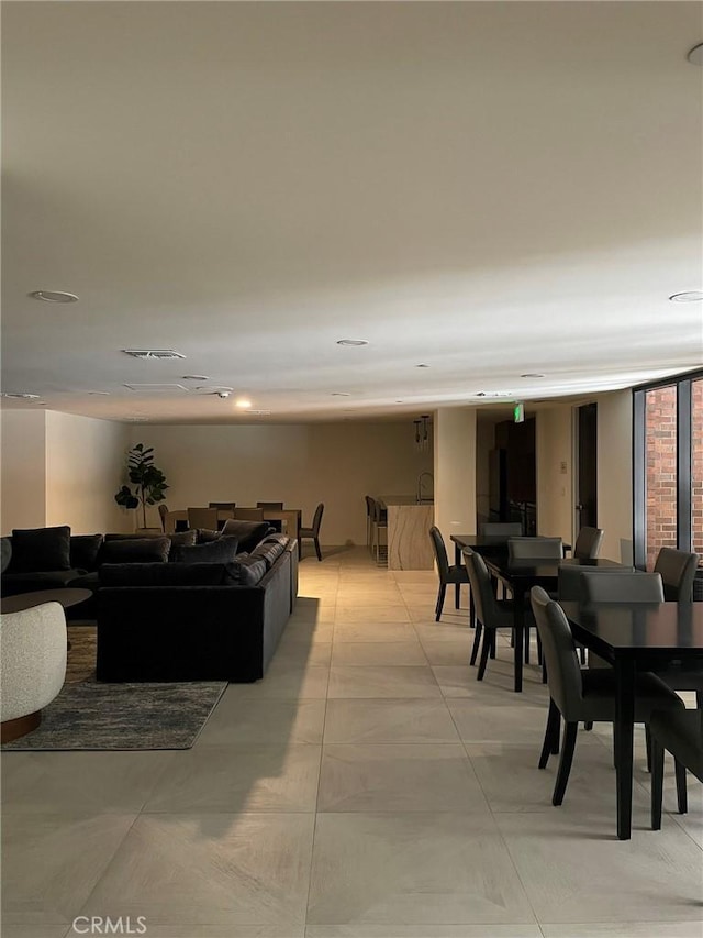 view of living area
